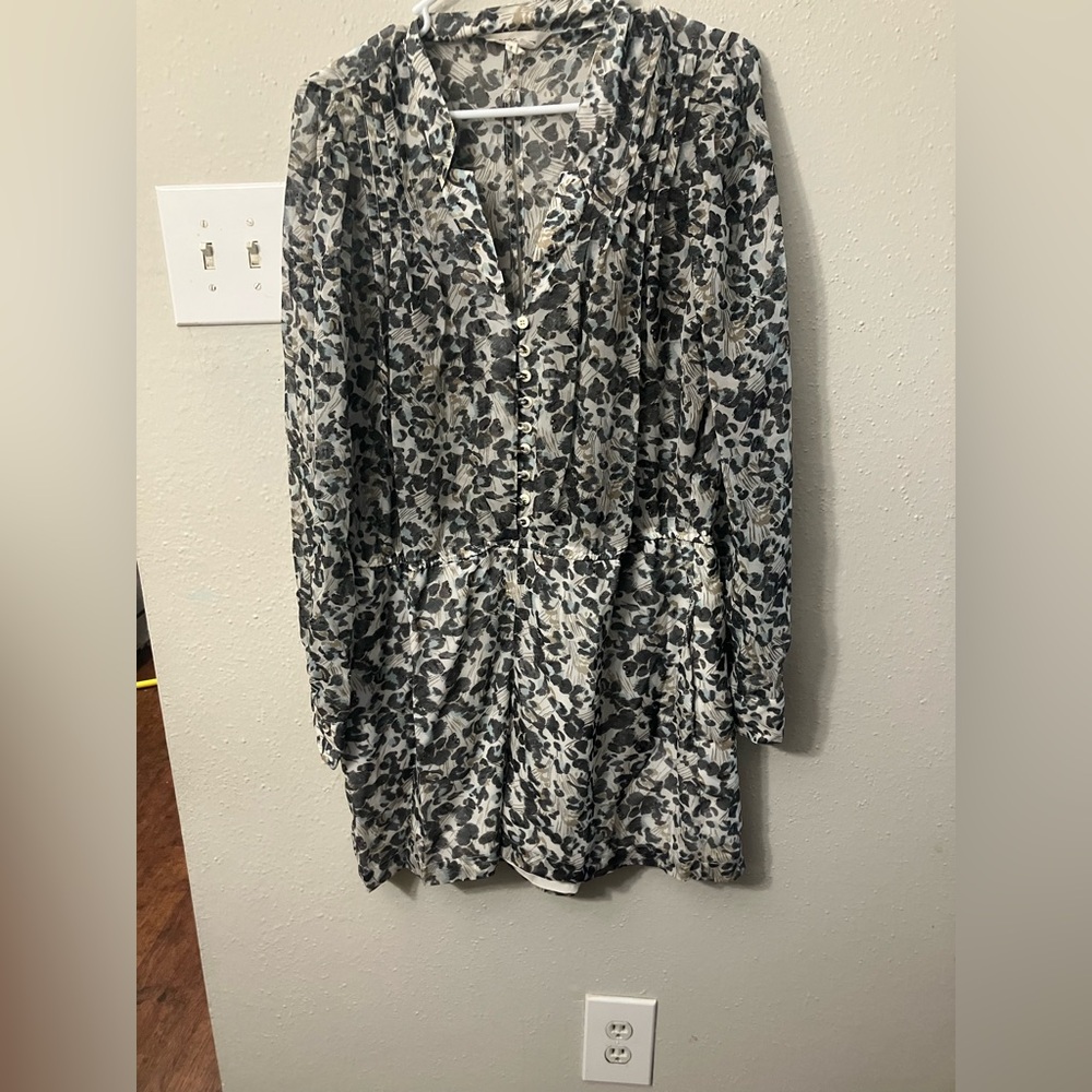 BCBGeneration Monochrome Patterned Blouse